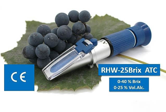 RHW-25BATC refraktometer za Brix in potencialni alkohol