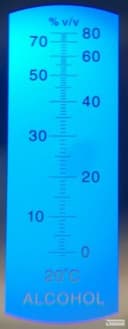 RHW-80 alkoholni refraktometer 0–80 %