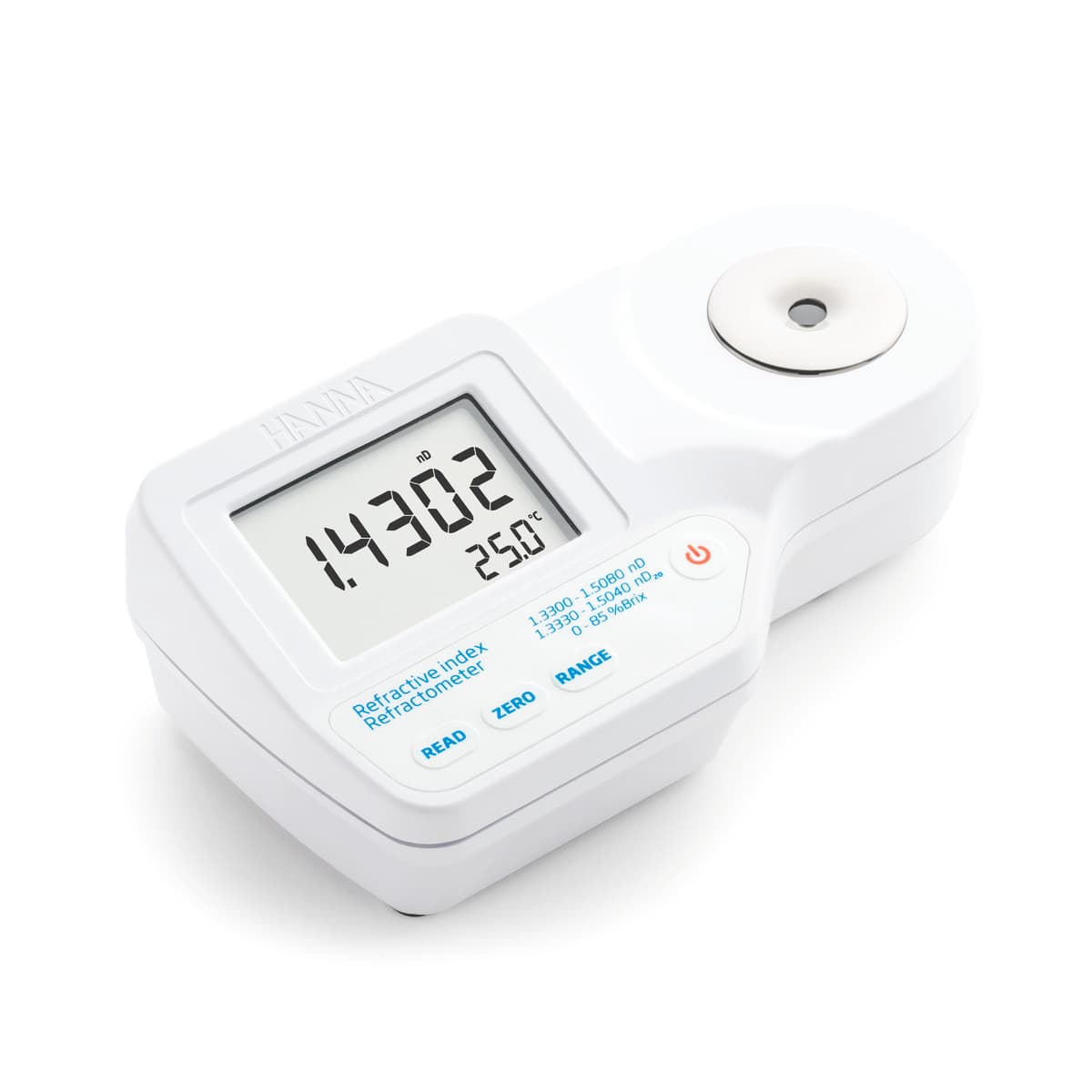 Hanna HI96800 – refraktometer za lomni količnik in Brix – ilustracija modela proizvajalca